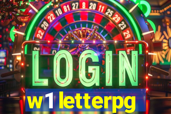 w1 letterpg